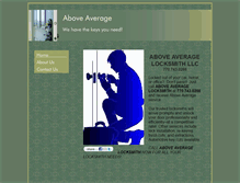 Tablet Screenshot of aboveaveragelocksmith.com